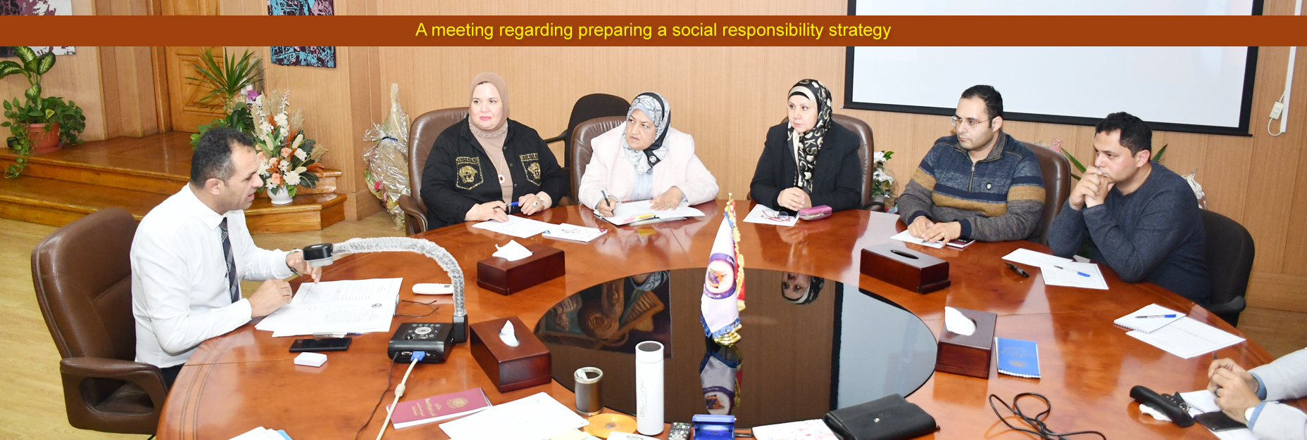 Meeting regarding preparing a social responsibility strategy, Monday, April 15, 2024