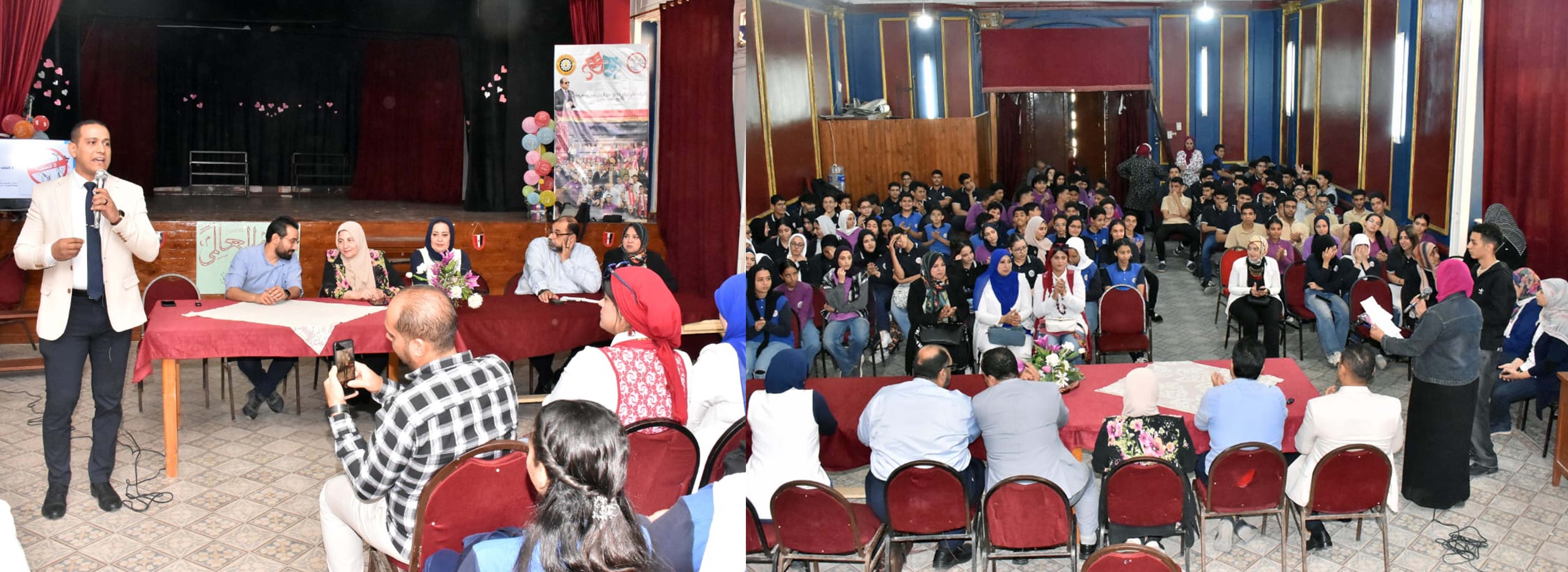 The Community Service and Environmental Development Sector at Mansoura University Marks the International Day for the Elimination of Violence with an Awareness Seminar at Al-Shaheed Moqaddam Ahmed Hussein Language School in Mansoura  Organized by the Gene