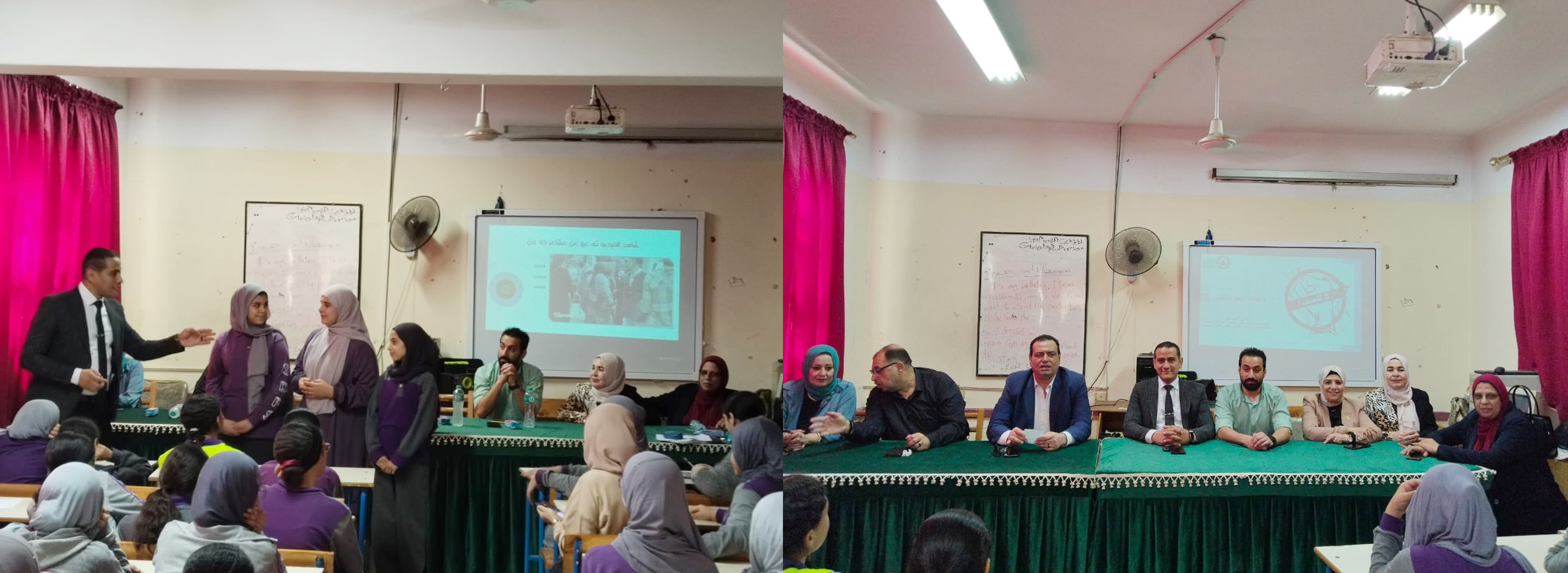 Awareness Seminar at Shajarat Al-Durr Preparatory School for Girls  Titled: “Nonviolence... Our Path to Peace” Date: Wednesday, November 12, 2025