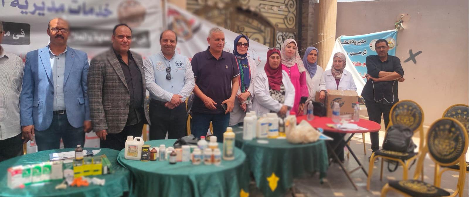 قافلة بيطرية علاجية وإرشادية لجامعة المنصورة تخدم أهالي قرية شنفاس بأجا